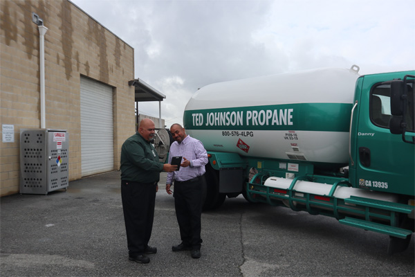 ted johnson propane fuel delivery in southern california
