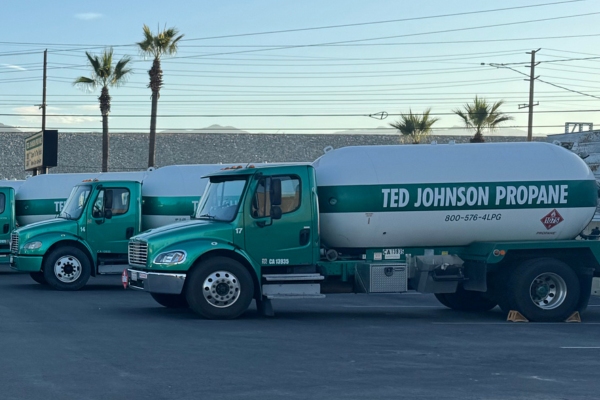 Ted Johnson Propane delivery truck