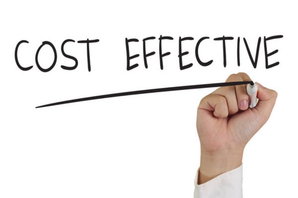 cost-effective written on a virtual board depicting propane