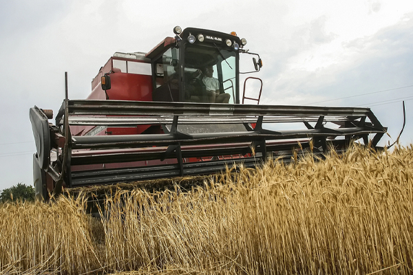 propane powered farm equipment and harvesting crops