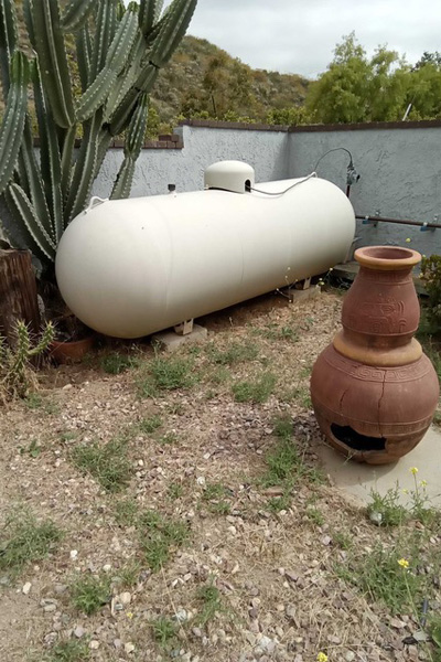 residential propane tank