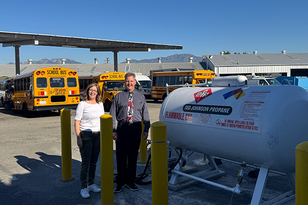school bus fleet fueling west covina california