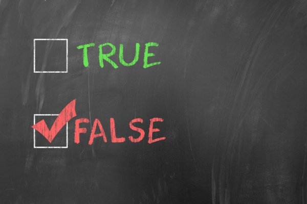 True or False option with false marked with a red pen depicting Switching to Propane Demands a Full System Replacement is not true