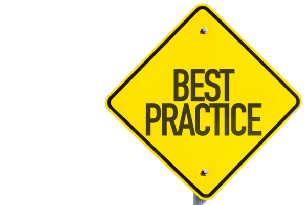 road sign that says best practice depicting Safe and Efficient Propane Use