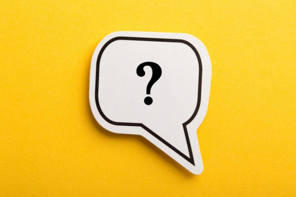 question mark inside a speech bubble depicting Propane for RV FAQs