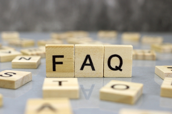 FAQ spelled using wooden letter chips depicting Propane School Bus questions