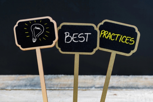 best practices written on mini signages depicting Safe and Efficient Fueling