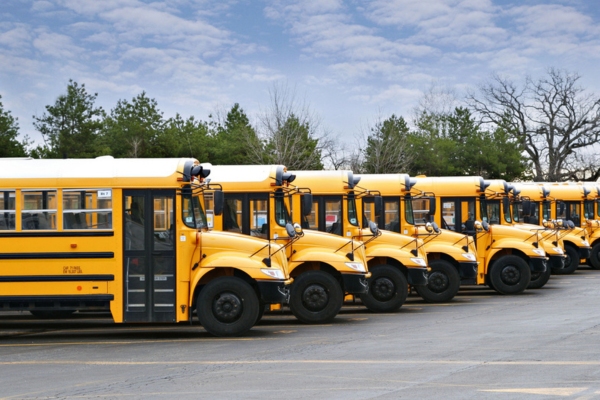 school bus fleet